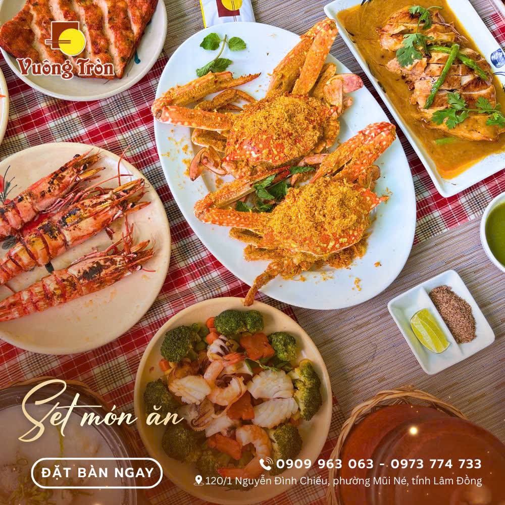 Set 8 Combo ăn hải sản nên thử tại Hải sản cơm niêu Mũi Né